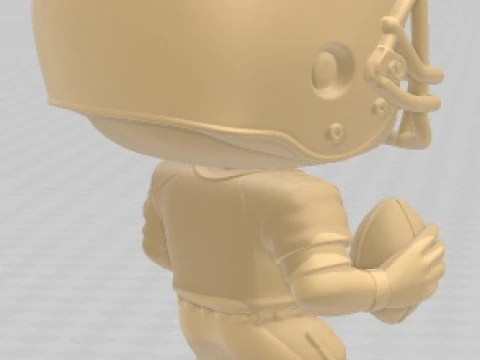 Funko - Broncos Printable Doll 3D Print Model