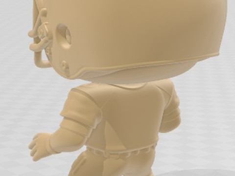 Funko - Broncos Printable Doll Model do druku 3D