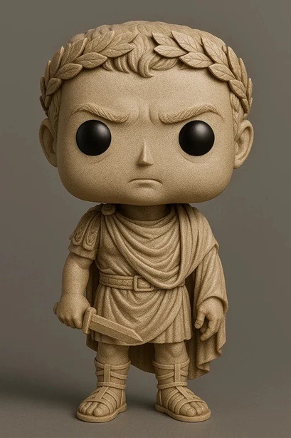 Funko - Caligula Printable Doll 3D Print Model .c4d .max .obj .3ds .fbx .stl .blend
