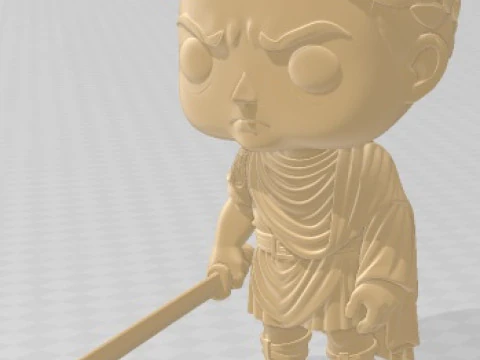 Funko - Caligula Printable Doll 3D Print Model