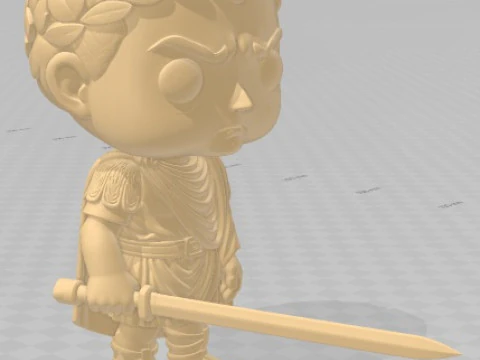 Funko - Caligula Printable Doll 3D Print Model