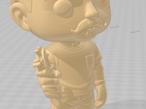 Funko - Tattoo Artist Printable Doll Modello di stampa 3D