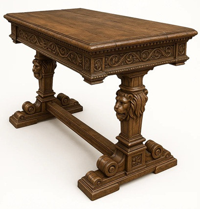 Table - Medieval 1 Printable Modello di stampa 3D .c4d .max .obj .3ds .fbx .stl .blend 