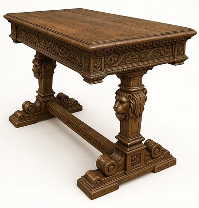 Table - Medieval 1 Printable 3D Print Model .c4d .max .obj .3ds .fbx .stl .blend