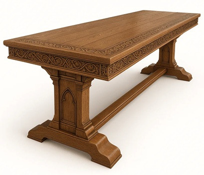 Table - Medieval 2 Printable Model Cetak 3D .c4d .max .obj .3ds .fbx .stl .blend