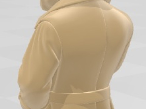 Humphrey Bogart - Cartoon Doll Printable 3D Print Model