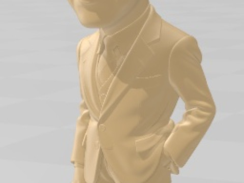 James Stewart - Cartoon Doll Printable 3D Print Model