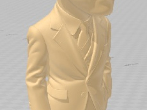 James Stewart - Cartoon Doll Printable 3D Print Model
