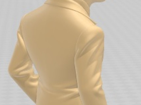 James Stewart - Cartoon Doll Printable 3D Print Model