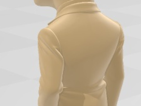 James Stewart - Cartoon Doll Printable 3D Print Model