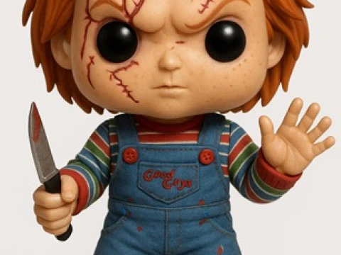 फ़नको - चंकी प्रिंट करने योग्य गुड़िया 3D प्रिंट मॉडल