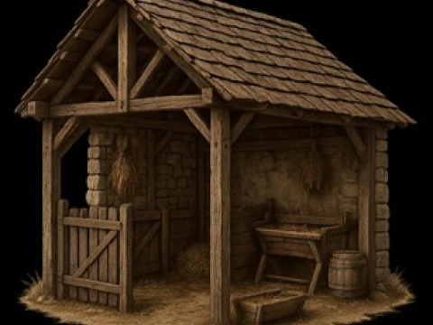 स्थिर - मध्यकालीन 1 मुद्रण योग्य 3D प्रिंट मॉडल