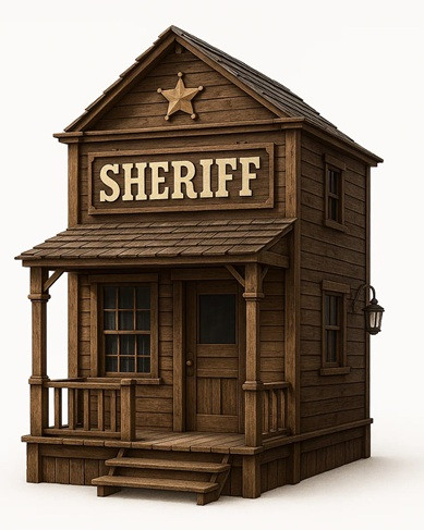 Ofis Şerifi - Uzak Batı Yazdırılabilir 3D Baskı Modeli .c4d .max .obj .3ds .fbx .stl .blend