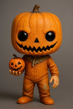 Funko – lalka do wydrukowania na Halloween Model do druku 3D .c4d .max .obj .3ds .fbx .stl .blend 