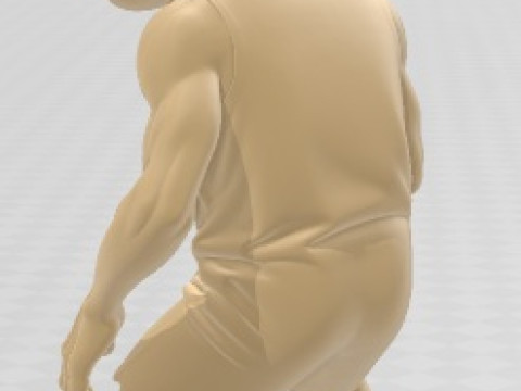 Kevin Durant - Boneka Kartun Dapat Dicetak Model Cetak 3D