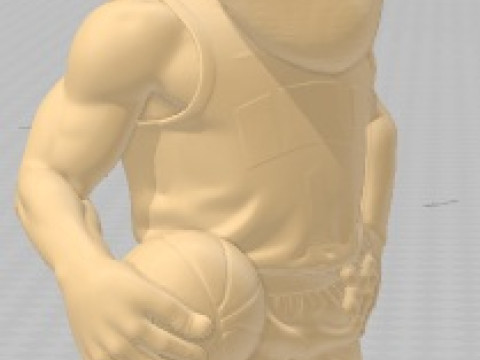 James Harden - Cartoon Doll Printable 3D Print Model