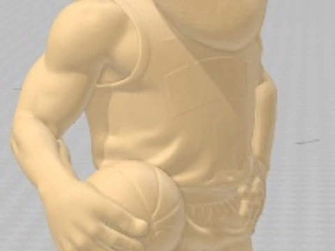 James Harden - Cartoon Doll Printable 3D Print Model