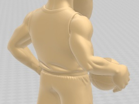 James Harden - Cartoon Doll Printable 3D Print Model