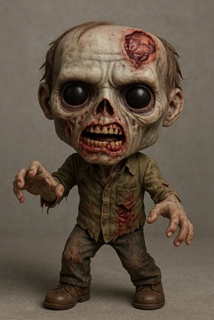 Funko - Zombi Yazdırılabilir Bebek 3D Baskı Modeli .c4d .max .obj .3ds .fbx .stl .blend 