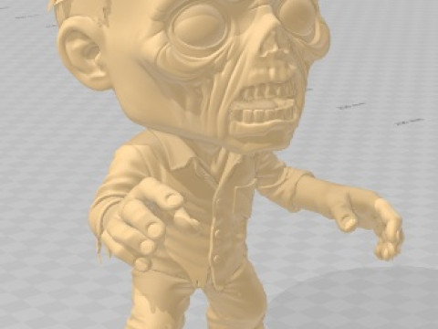 Funko - Zombi Yazdırılabilir Bebek 3D Baskı Modeli
