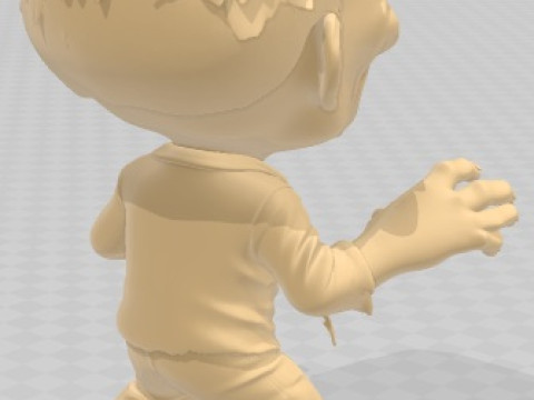 Funko - Zombi Yazdırılabilir Bebek 3D Baskı Modeli