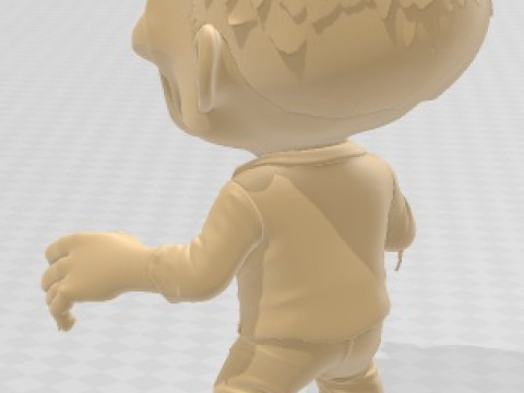 Funko - Zombi Yazdırılabilir Bebek 3D Baskı Modeli
