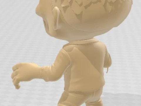 Funko - Zombie Printable Doll 3D Print Model