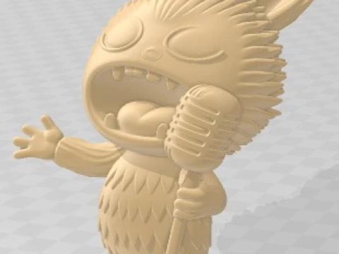 Labubu - Singing Printable 3D Print Model