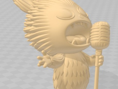 Labubu - Спів для друку 3D Принт Модель