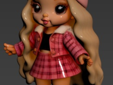 Na Na Na 惊喜 - 1 个可打印娃娃 3D 打印模型