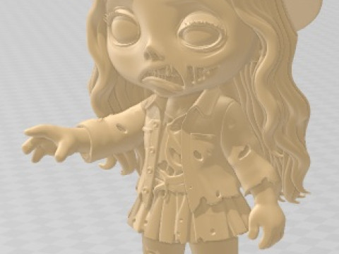 Na Na Na Sürprizi - Zombi 1 Yazdırılabilir Bebek 3D Baskı Modeli