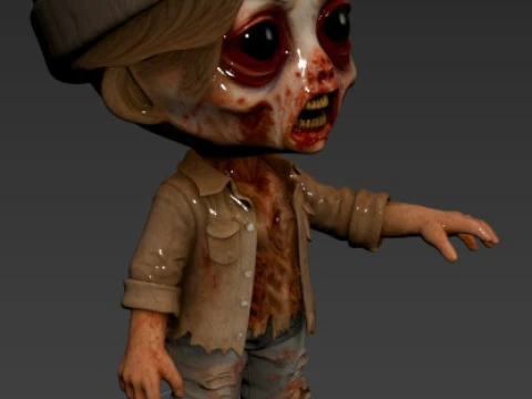 Na Na Na Surpise - Zombie 2 Printable Doll 3D Print Model
