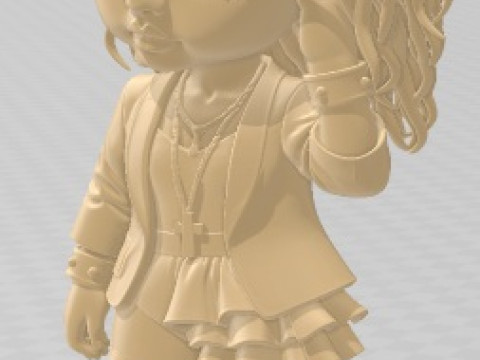 Na Na Na Surprise - Madonna stampabile bambola Modello di stampa 3D