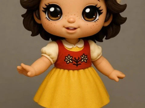 Na Na Na Niespodzianka &mdash; lalka Heidi do wydrukowania Model do druku 3D