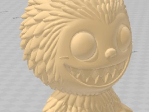 Labubu 1 Printable Doll 3D Print Model