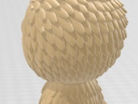 Labubu 1 Printable Doll 3D Print Model