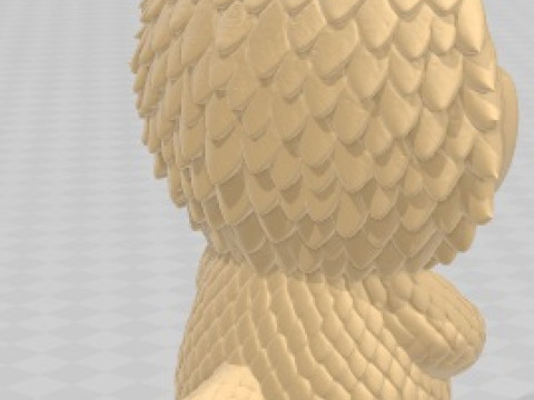 라부부 2 인쇄용 인형 3D 프린트 모델