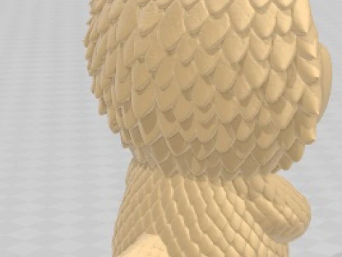 Labubu 2 Printable Doll 3D Print Model