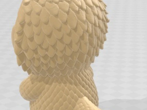 Labubu 2 Printable Doll 3D Print Model