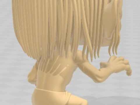 Funko - Gollum Printable Doll 3D Print Model