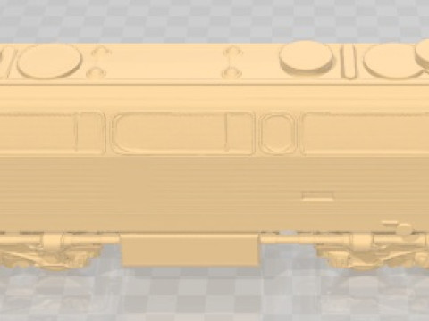 Lokomotif - Renfe 333 Dapat Dicetak Model Cetak 3D