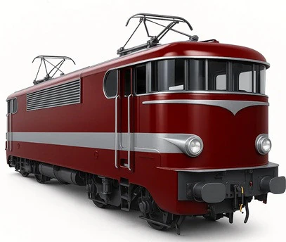 Locomotive - BB 9291 SNCF Capitole Printable 3D Print Model .c4d .max .obj .3ds .fbx .stl .blend 