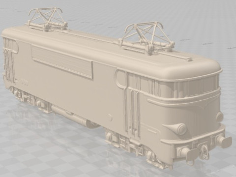 기관차 - BB 9291 SNCF Capitole 인쇄 가능 3D 프린트 모델