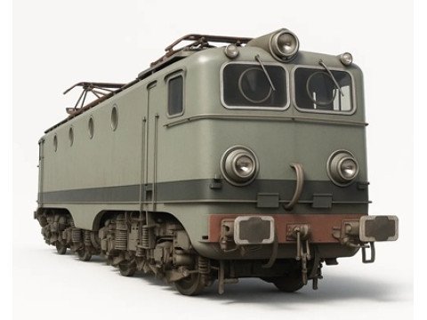 Локомотив - Alsthom 7600 Версия для печати 3D Принт Модель