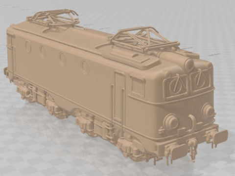 Lokomotywa-Alsthom 7600 do druku Model do druku 3D