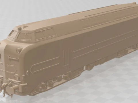 Locomotive - SNCF Alsthom Class CC 65000 Printable 3D Print Model