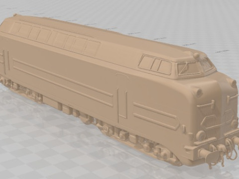 Locomotiva - SNCF Alsthom Classe CC 65000 Stampabile Modello di stampa 3D