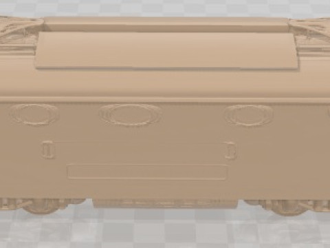 기관차 - E 444 인쇄 가능 3D 프린트 모델