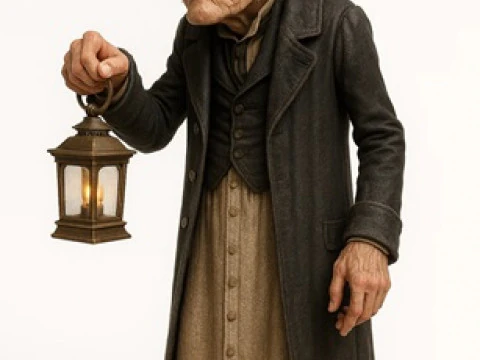 A Christmas Carol - Cartoon Doll Printable 3D Print Model