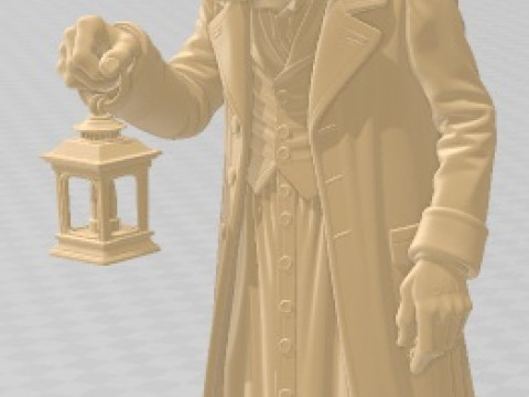 A Christmas Carol - Cartoon Doll Printable 3D Print Model
